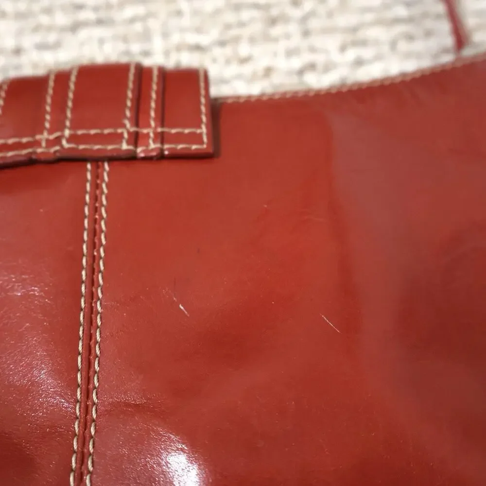 Vintage Wilson's Leather Red Leather Small Shoulder Bag Y2K Moto